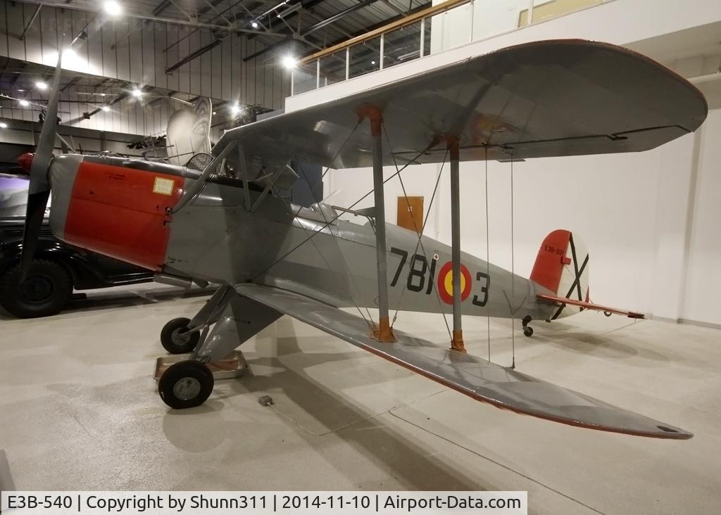 E3B-540, 1958 CASA 1-131E Jungmann C/N 2156, Preserved inside London - RAF Hendon Museum