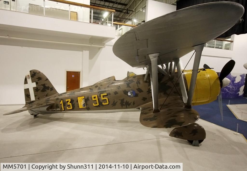 MM5701, Fiat CR.42 Falco C/N Not found MM5701, Preserved inside London - RAF Hendon Museum