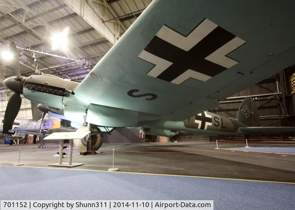 701152, Heinkel He-111H-20 C/N 701152, Preserved inside London - RAF Hendon Museum