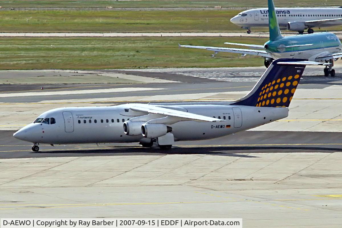 D-AEWO, 1990 British Aerospace BAe.146-300 C/N E3162, BAe 146-300 [E3162] (Eurowings/Lufthansa Regional) Frankfurt~D 15/09/2007