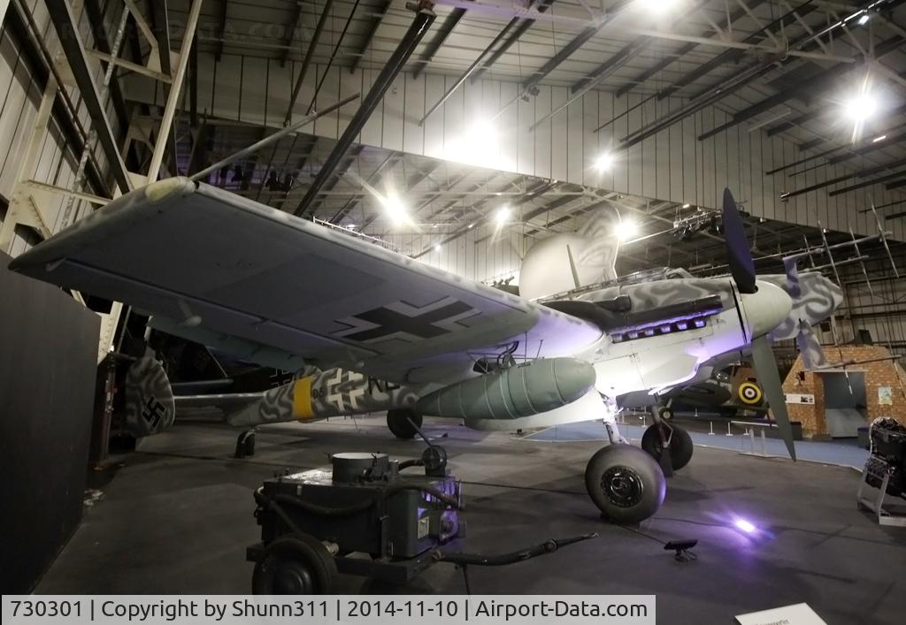 730301, Messerschmitt Bf-110G-4/R6 C/N 730301, Preserved inside London - RAF Hendon Museum