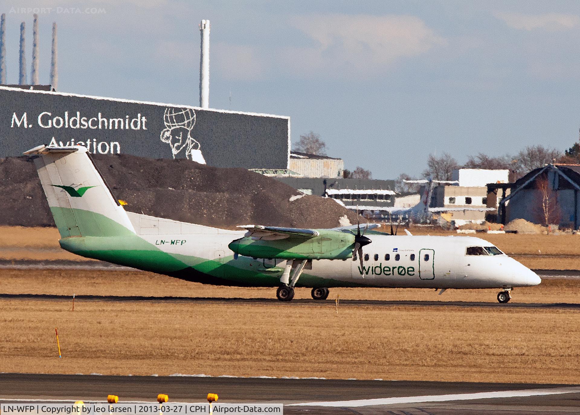 LN-WFP, 1998 De Havilland Canada DHC-8-311Q Dash 8 C/N 495, Copenhagen Kastrup 27.3.13