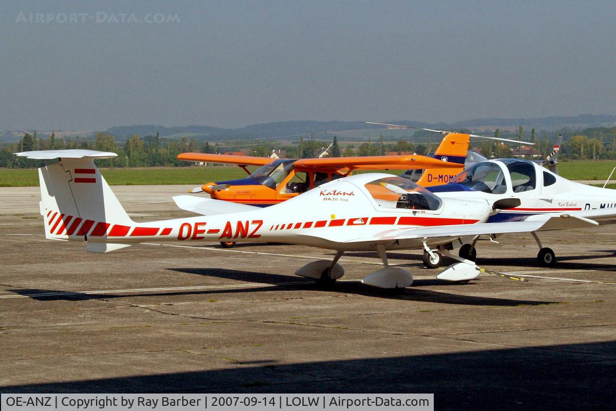 OE-ANZ, 1995 Diamond DA-20A-1 Katana C/N 10049, Diamond DA.20-A1 Katana [10049] Wels~OE 14/09/2007