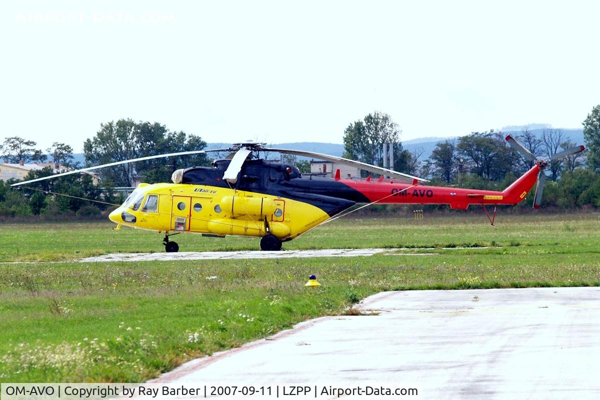 OM-AVO, Mil Mi-171 (Mi-8AMT) C/N 171C00066431809U, Mil Mi-171A [171C00066431809] (UT Air Europe) Piestany~OM 11/09/2007