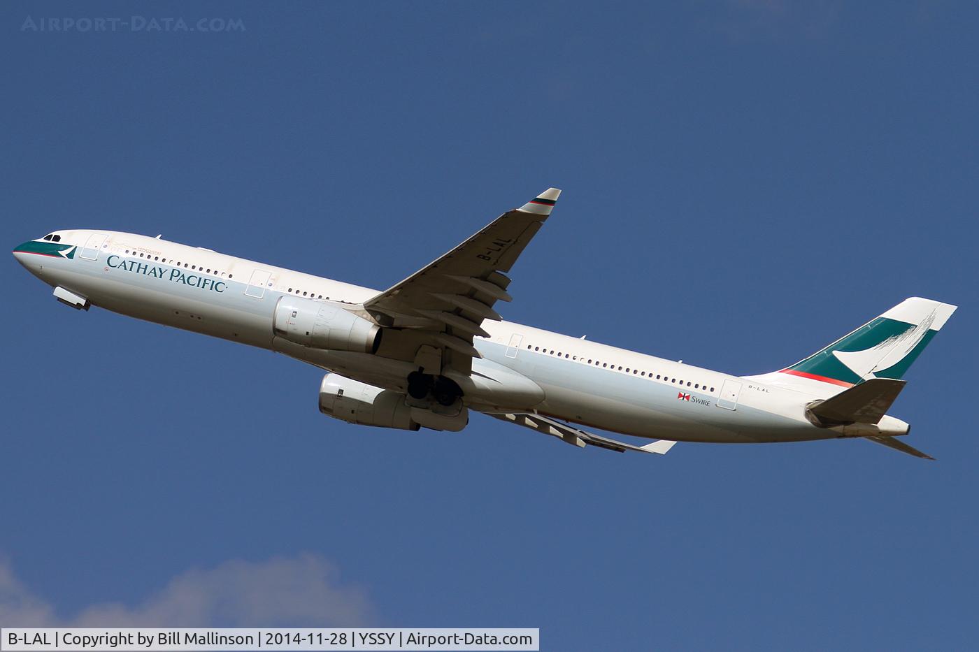 B-LAL, 2011 Airbus A330-343X C/N 1222, away home to HKG