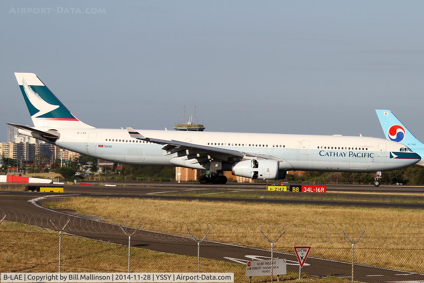 B-LAE, 2007 Airbus A330-343X C/N 850, in as CX101