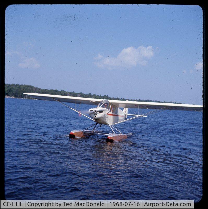 CF-HHL, 1949 Piper PA-11 Cub Special C/N 11 1038, CF-HHL on Dollar Lake, Port Loring, Ont