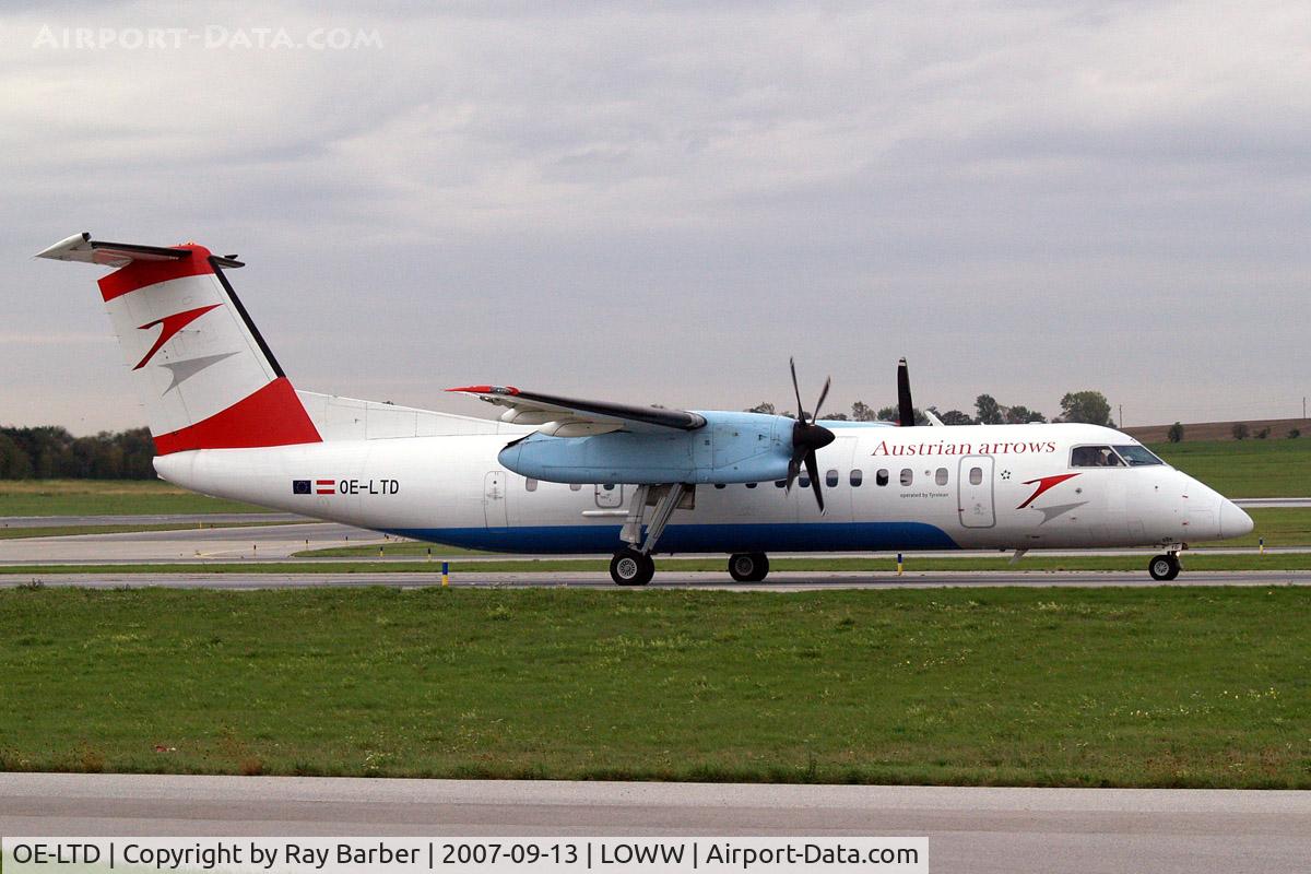 OE-LTD, 1995 De Havilland Canada DHC-8-314Q Dash 8 C/N 400, De Havilland Canada DHC-8Q-314 Dash 8 [400] (Austrian Arrows) Vienna-Schwechat~OE 13/09/2007