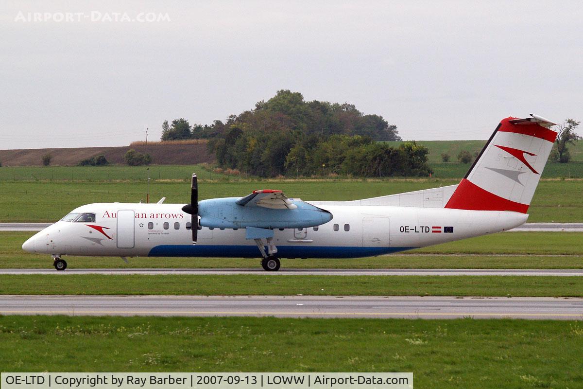 OE-LTD, 1995 De Havilland Canada DHC-8-314Q Dash 8 C/N 400, De Havilland Canada DHC-8Q-314 Dash 8 [400] (Austrian Arrows) Vienna-Schwechat~OE 13/09/2007