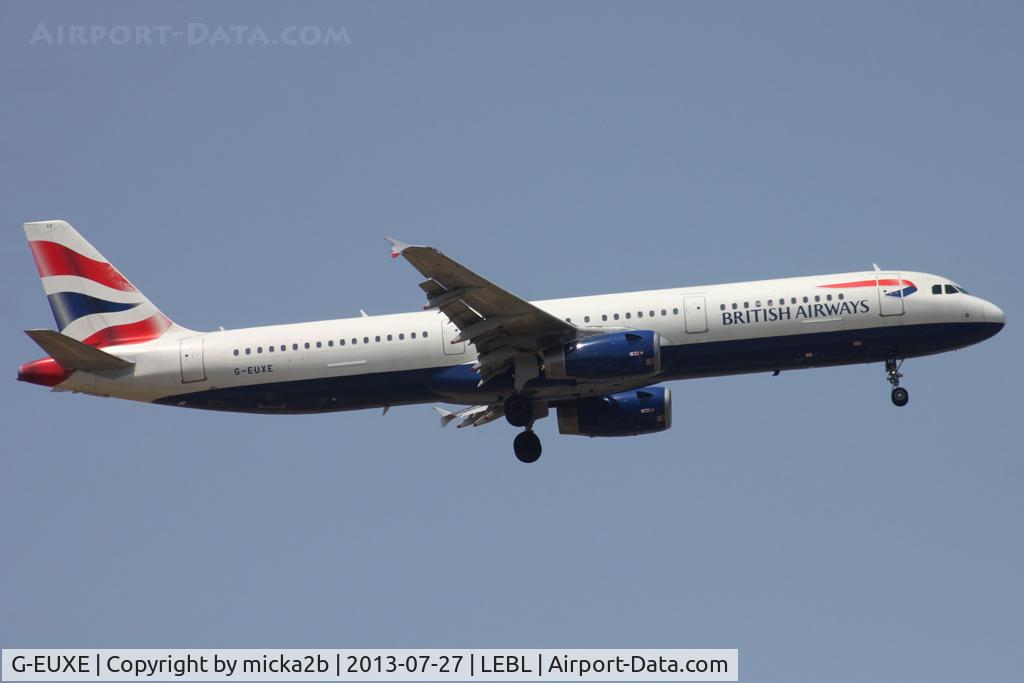 G-EUXE, 2004 Airbus A321-231 C/N 2323, Landing