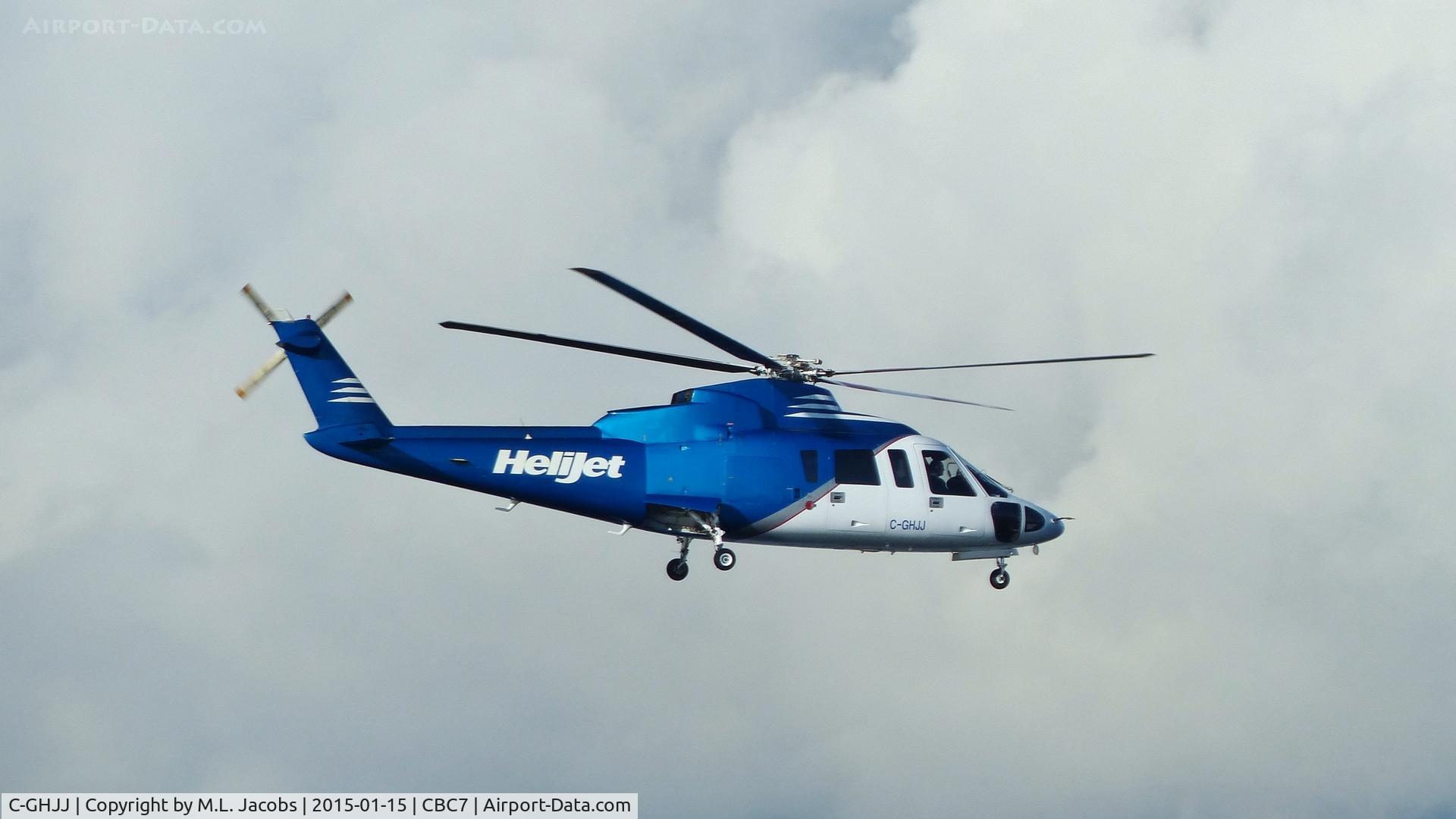 C-GHJJ, 1984 Sikorsky S-76A C/N 760235, Helijet just departed Vancouver Harbour Heliport.