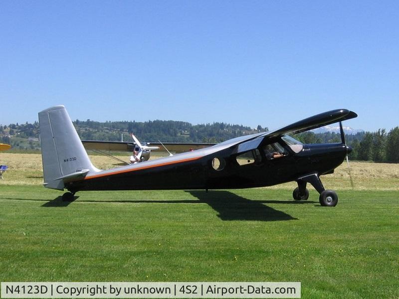 N4123D, 1957 Helio H-391B Courier C/N 042, Hood River Fly-In 2014
