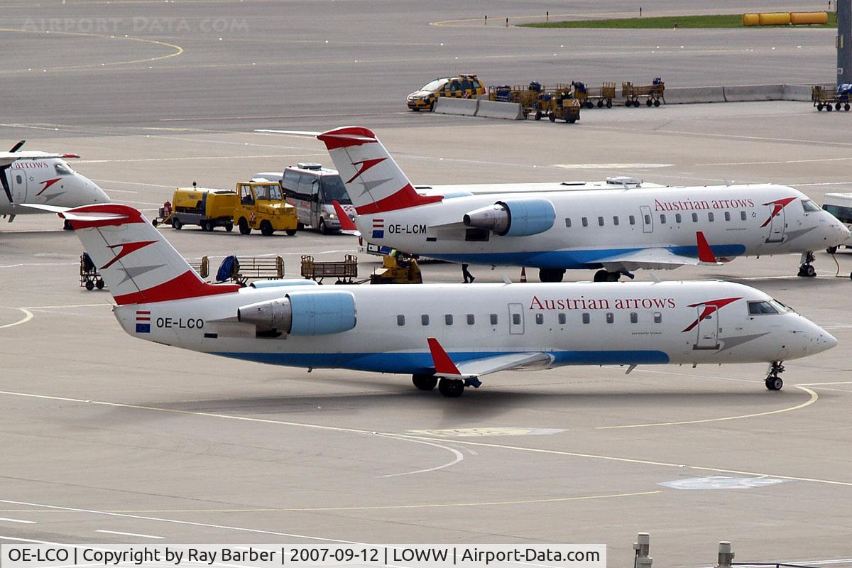OE-LCO, 2000 Canadair CRJ-200LR (CL-600-2B19) C/N 7371, Canadair CRJ-200LR [7371] (Austrian Arrows) Vienna-Schwechat~OE 12/09/2007