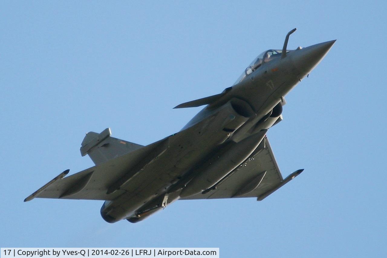 17, Dassault Rafale M C/N 17, Dassault Rafale M, Take off rwy 26, Landivisiau Naval Air Base (LFRJ)