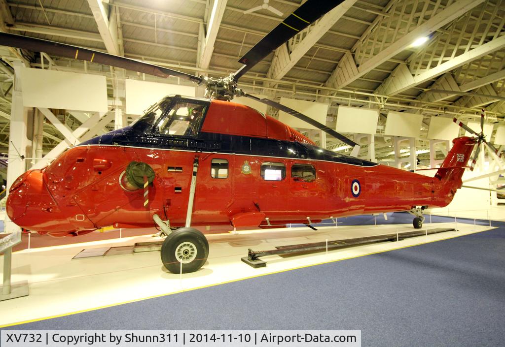 XV732, 1969 Westland Wessex HCC.4 C/N WA627, Preserved inside London - RAF Hendon Museum