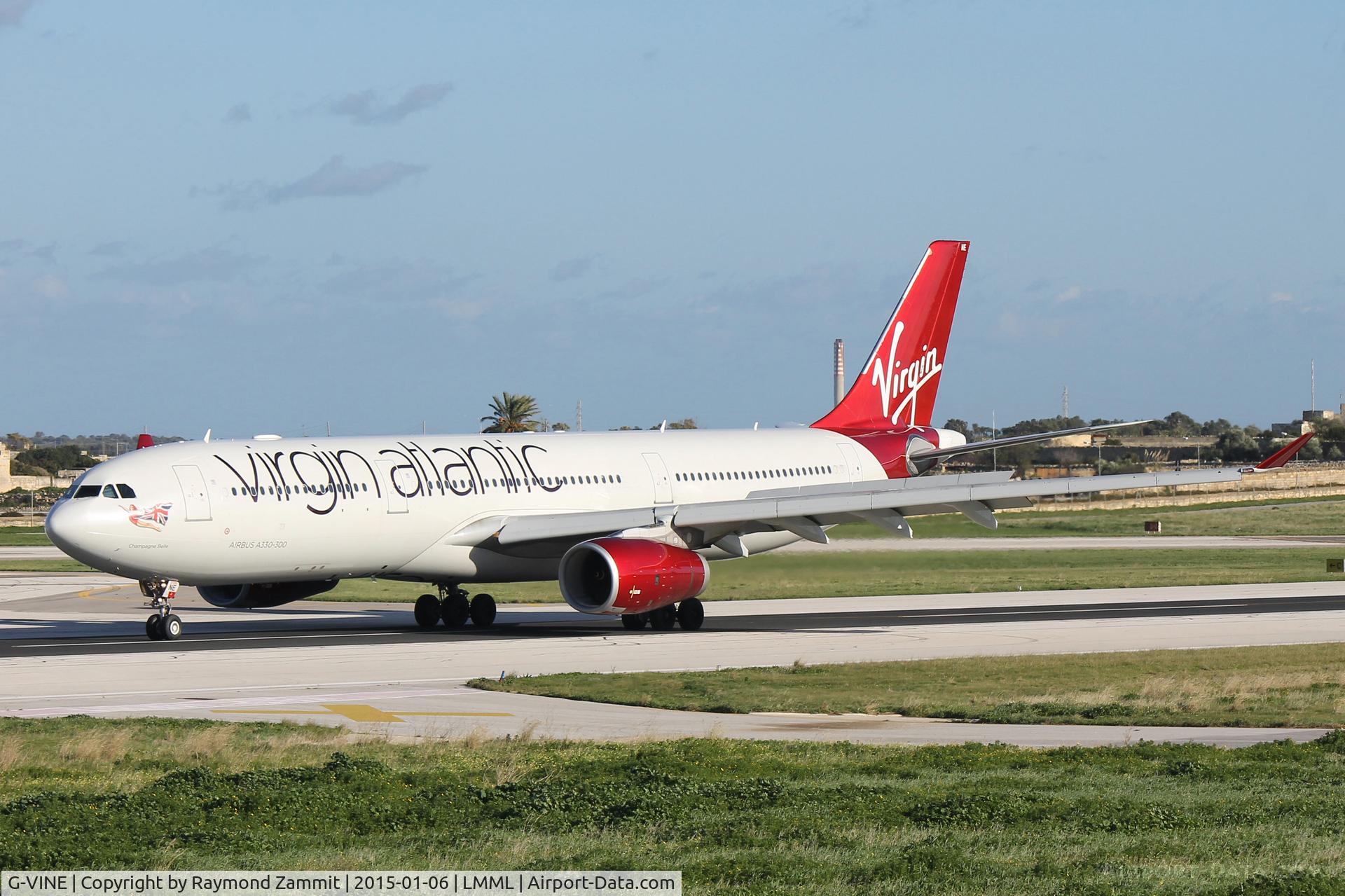 G-VINE, 2011 Airbus A330-343X C/N 1231, A330 G-VINE Virgin Atlantic