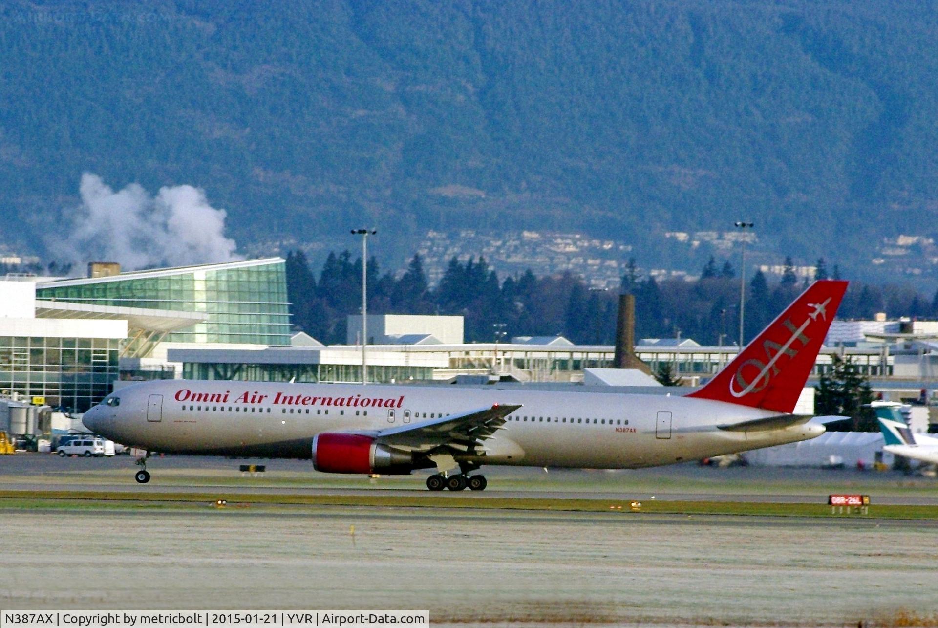 N387AX, 1991 Boeing 767-319/ER C/N 24875, Departure to San Antonio