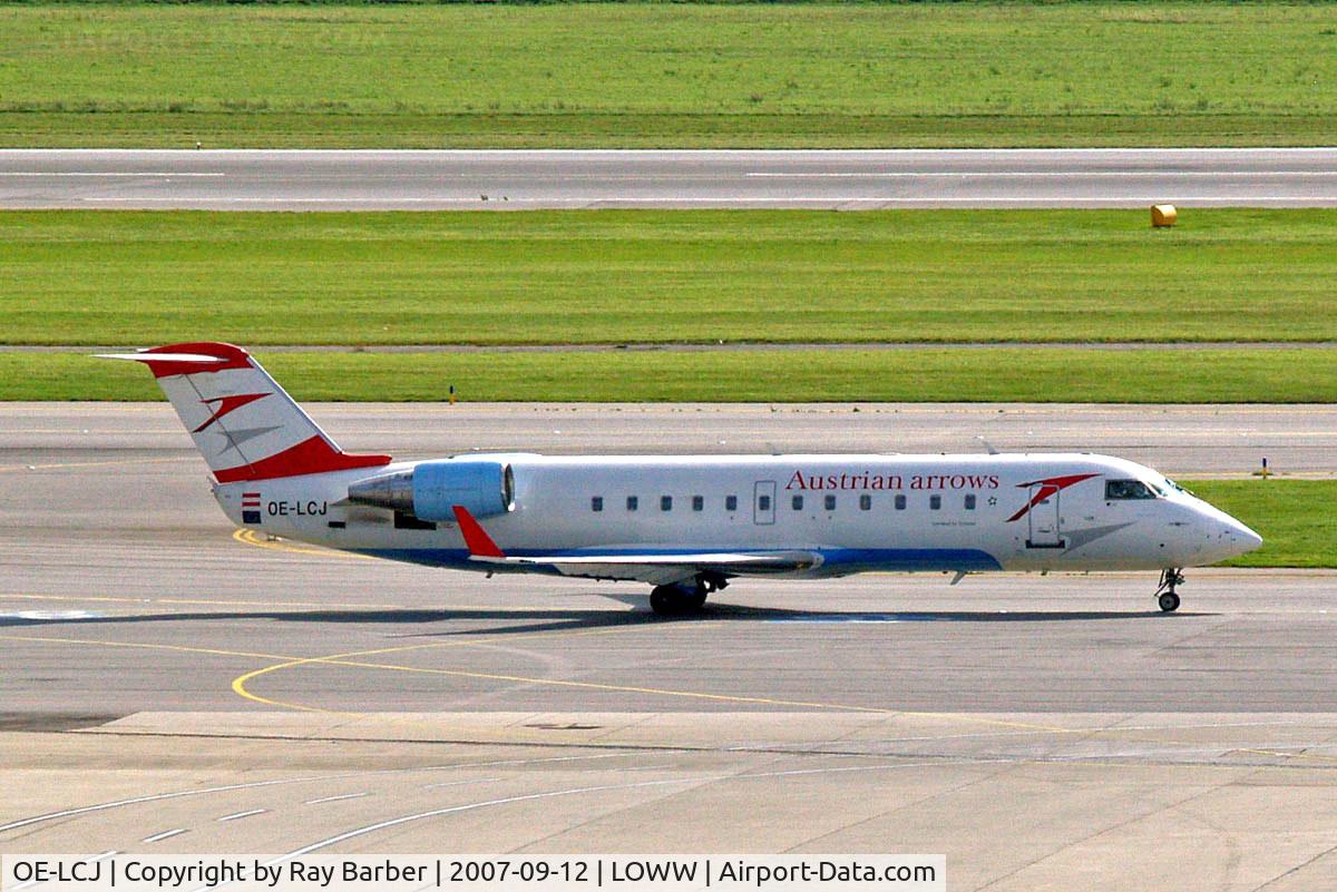 OE-LCJ, 1996 Canadair CRJ-200LR (CL-600-2B19) C/N 7142, Canadair CRJ-200LR [7142] (Austrian Arrows) Vienna-Schwechat~OE 12/09/2007