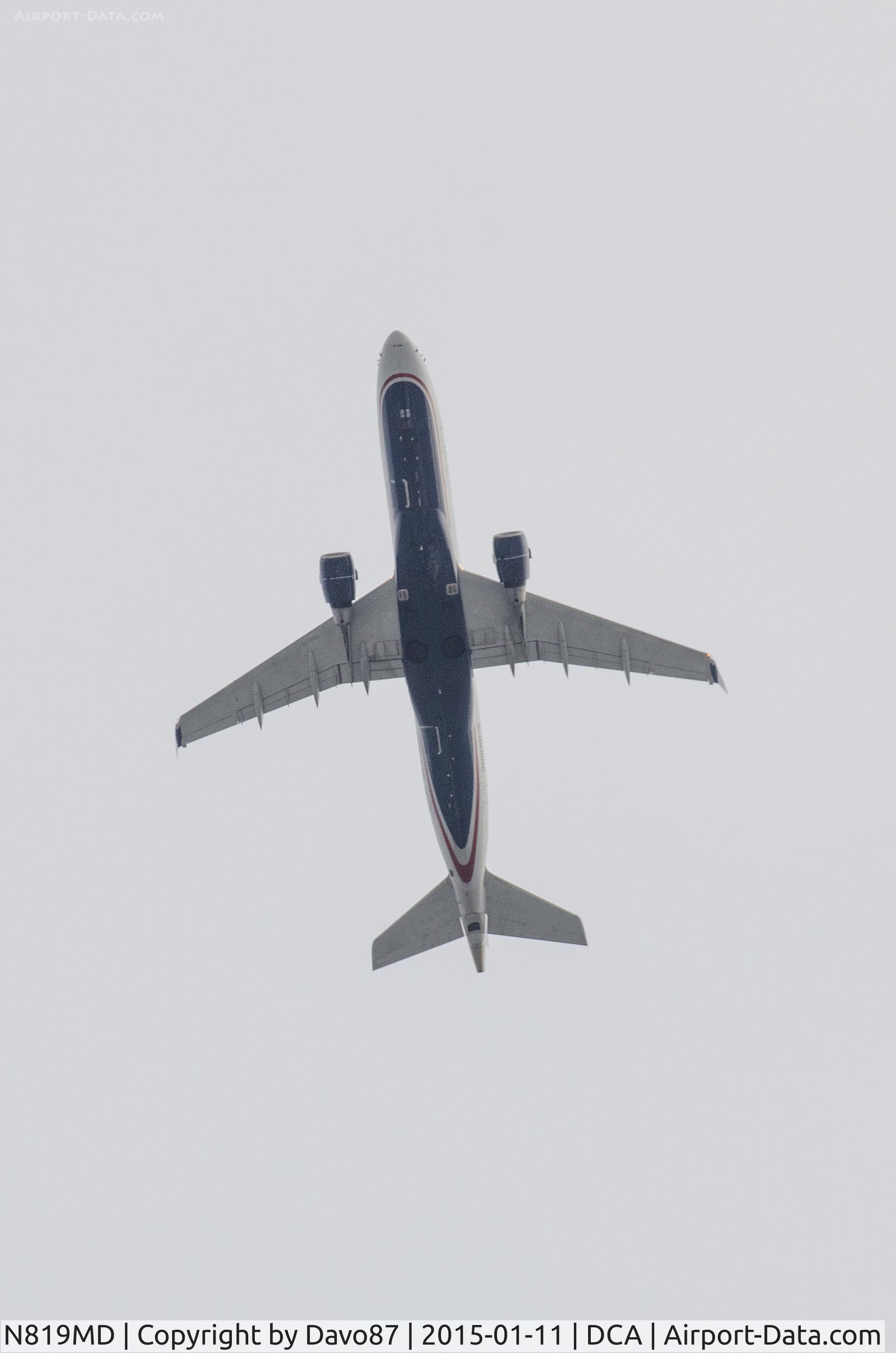 N819MD, 2004 Embraer 170SU (ERJ-170-100SU) C/N 17000040, US Airways Embraer ERJ 170-100SU _ N819MD flying over Washington DC.