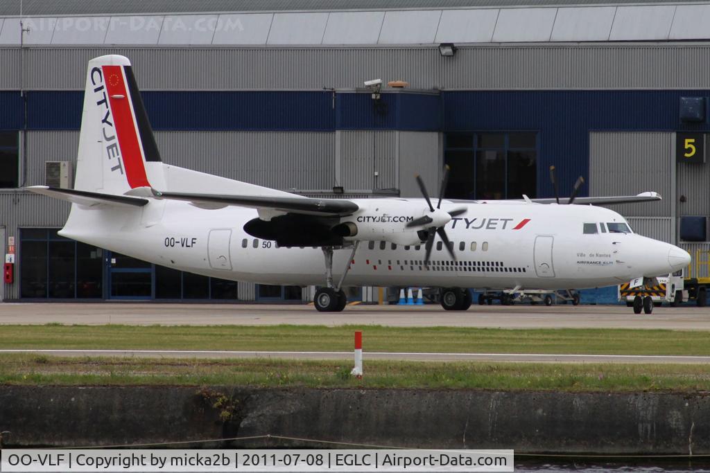 OO-VLF, 1991 Fokker 50 C/N 20208, Taxiing