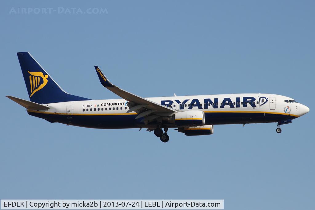 EI-DLK, 2006 Boeing 737-8AS C/N 33592, Landing