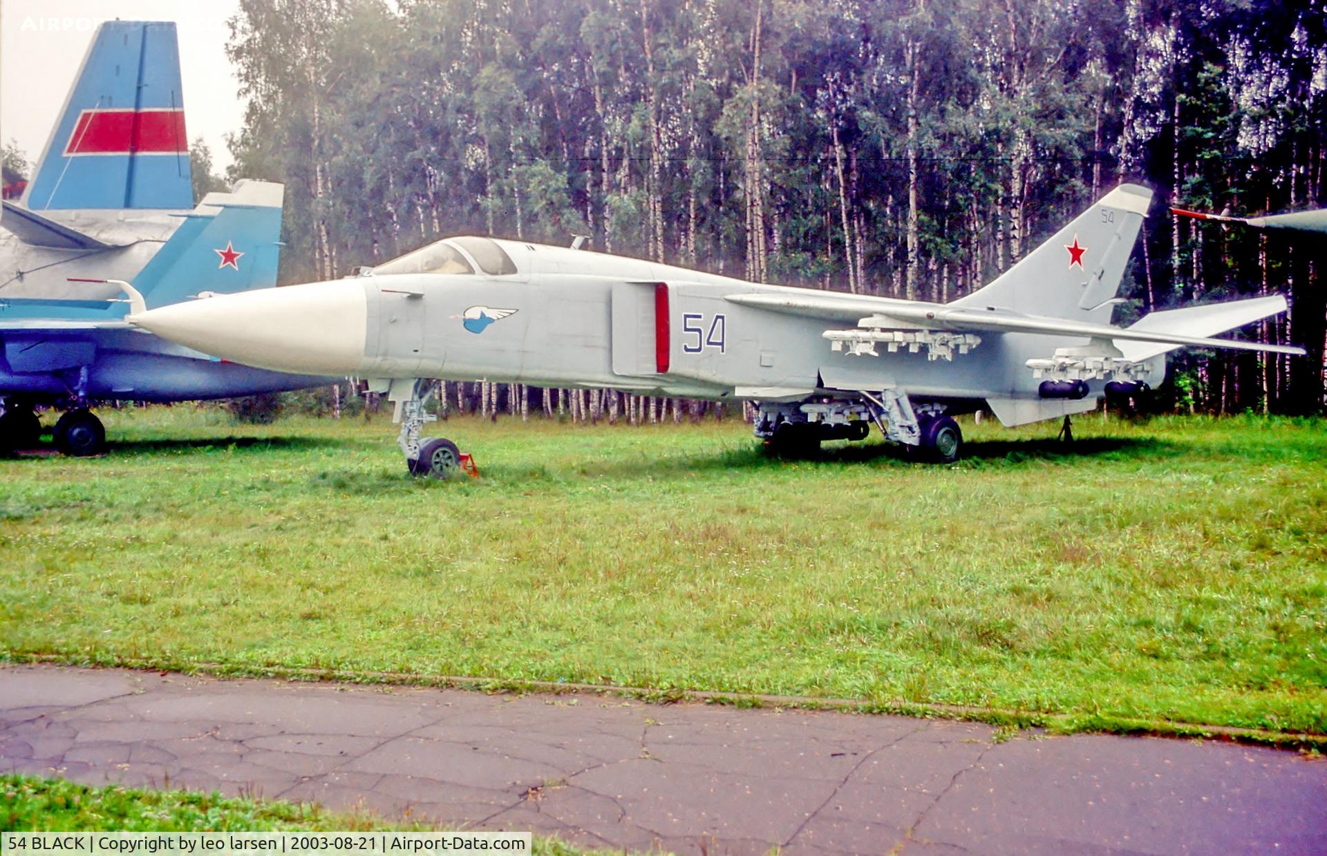 54 BLACK, 1974 Sukhoi Su-24 C/N 0515034, Monino Museum Moscow 21.8.03