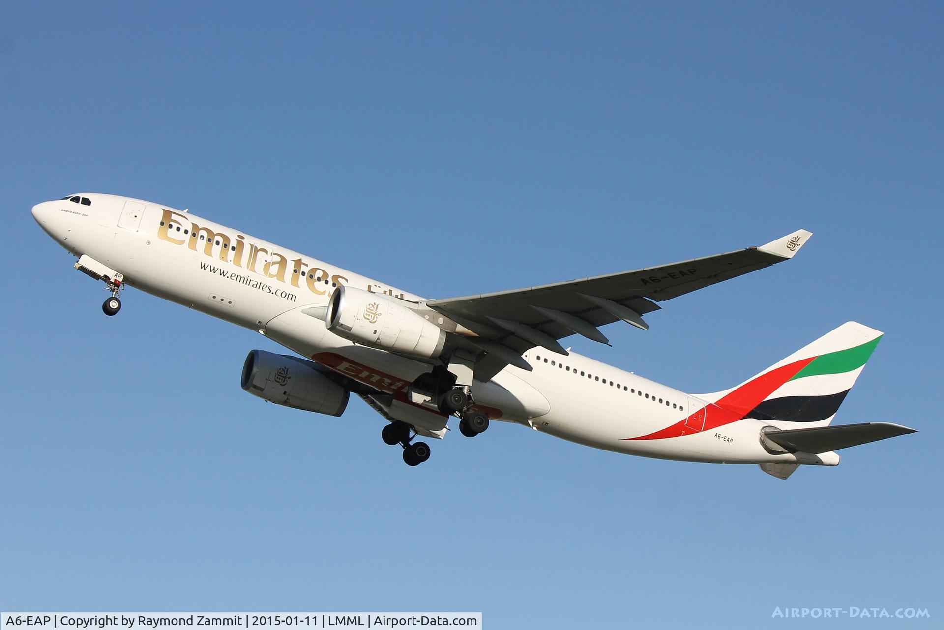 A6-EAP, 2003 Airbus A330-243 C/N 509, A330 A6-EAP Emirates Airlines