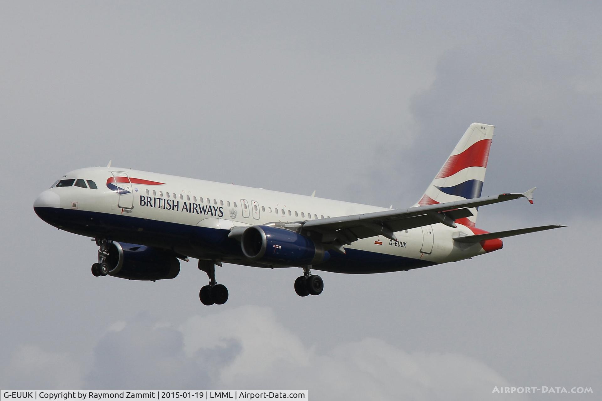 G-EUUK, 2002 Airbus A320-232 C/N 1899, A320 G-EUUK British Airways