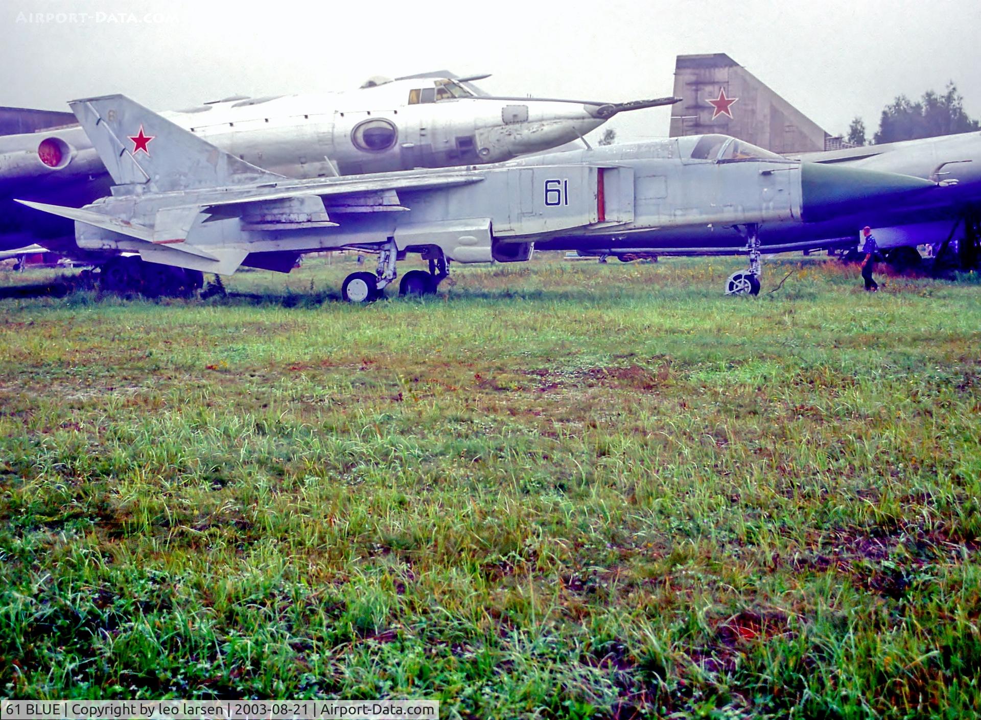 61 BLUE, 1967 Sukhoi T6-1 modified C/N nil, Monino Museum Moscow 21.8.03