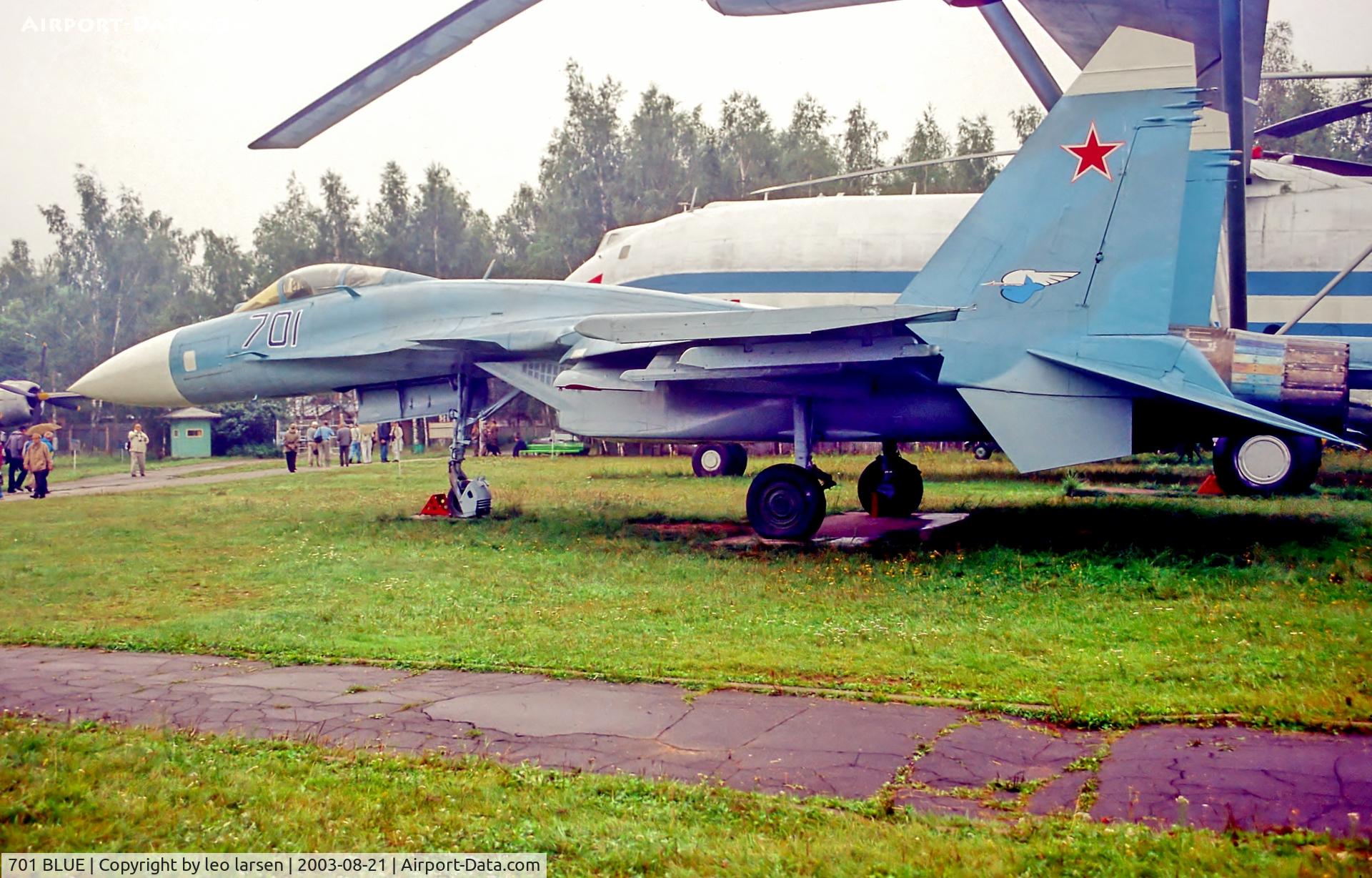 701 BLUE, 1989 Sukhoi T-10M-1 (SU-27M) C/N 369110116202, Monino Museum Moscow 21.8.03