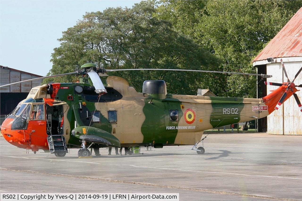 RS02, 1976 Westland Sea King Mk.48 C/N WA832, Belgium Air Force Westland WS-61 Sea King Mk.48, Rennes-St Jacques airport (LFRN-RNS) Air show 2014
