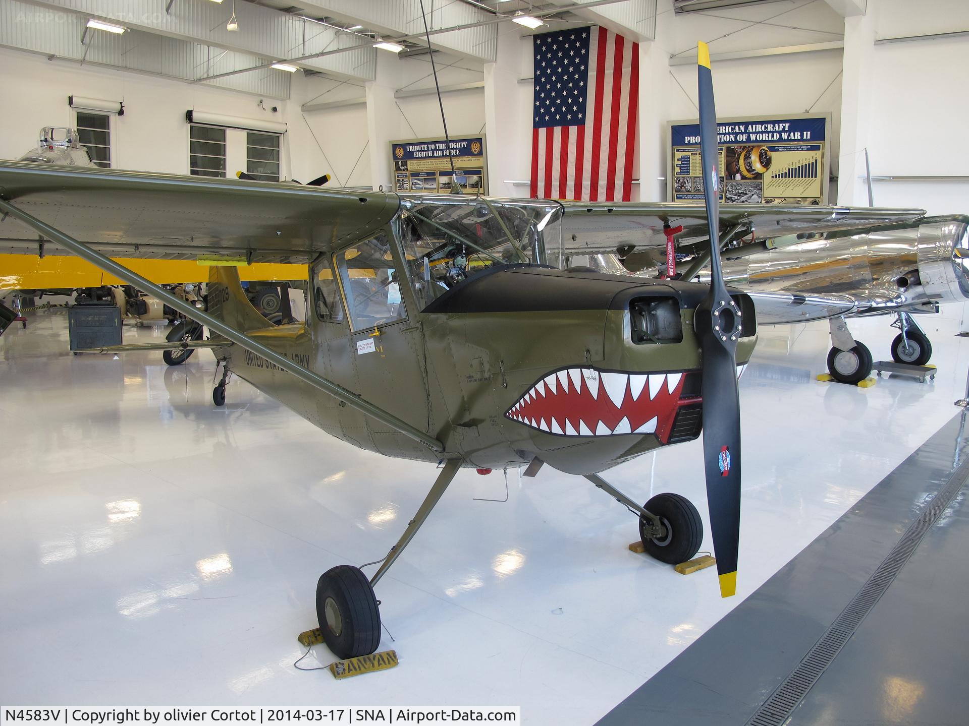 N4583V, 1957 Cessna O-1E Bird Dog C/N 24729, nicely restored 0-1