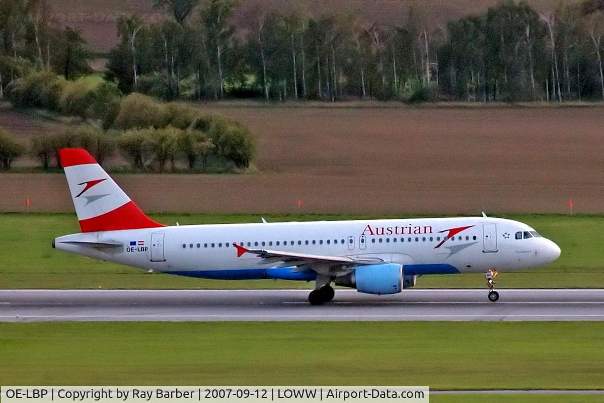OE-LBP, 1998 Airbus A320-214 C/N 797, Airbus A320-214 [0797] (Austrian Airlines) Vienna-Schwechat~OE 12/09/2007