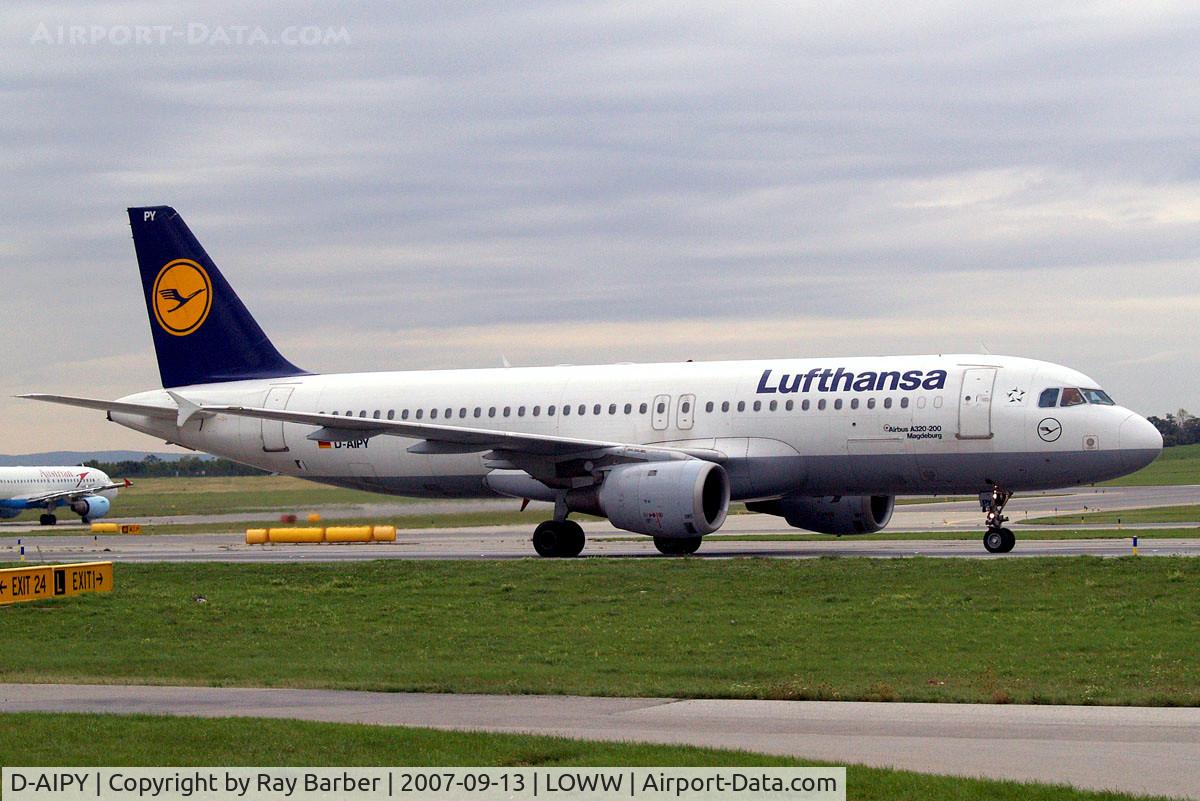 D-AIPY, 1991 Airbus A320-211 C/N 161, Airbus A320-211 [0161] (Lufthansa) Vienna-Schwechat~OE 13/09/2007