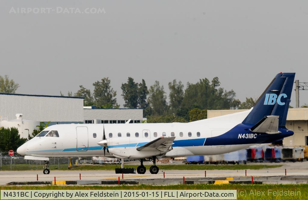 N431BC, 1991 Saab 340B C/N 340B-260, Ft. Lauderdale