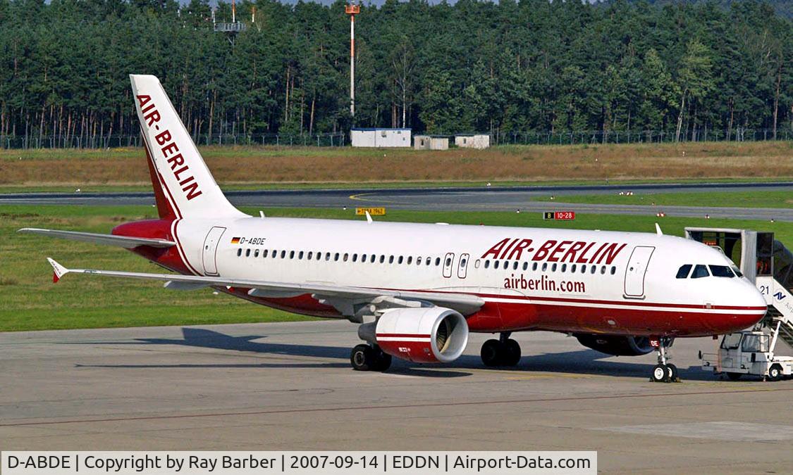 D-ABDE, 2006 Airbus A320-214 C/N 2696, Airbus A320-214 [2696] (Air Berlin) Nuremburg~D 14/09/2007