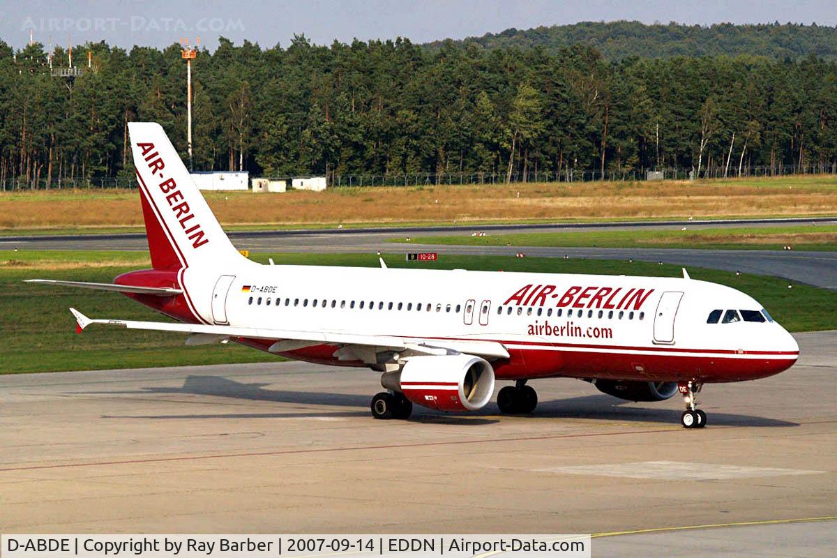 D-ABDE, 2006 Airbus A320-214 C/N 2696, Airbus A320-214 [2696] (Air Berlin) Nuremburg~D 14/09/2007
