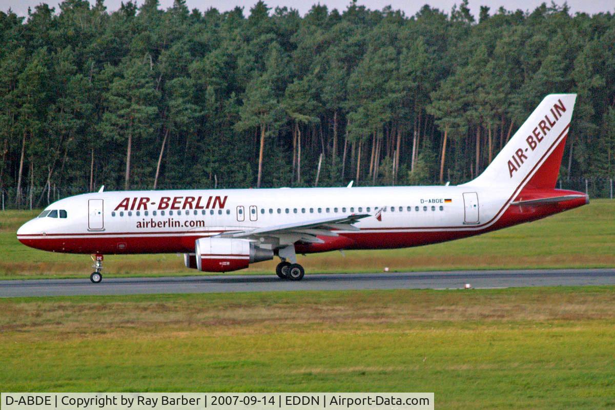 D-ABDE, 2006 Airbus A320-214 C/N 2696, Airbus A320-214 [2696] (Air Berlin) Nuremburg~D 14/09/2007