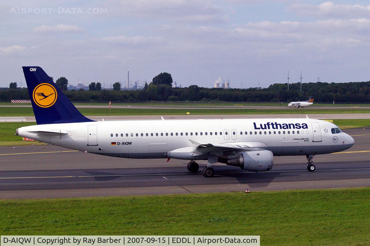 D-AIQW, 2000 Airbus A320-211 C/N 1367, Airbus A320-211 {1367] (Lufthansa) Dusseldorf~D 15/09/2007