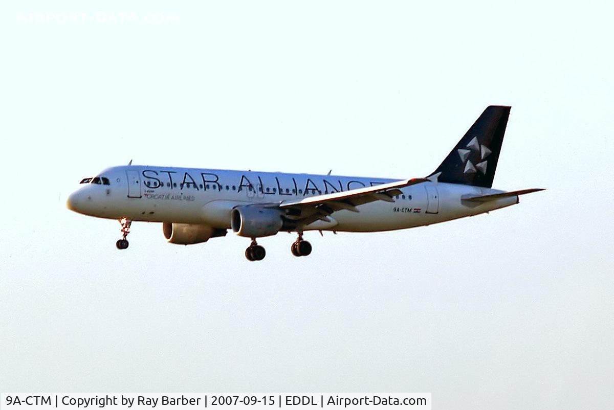 9A-CTM, 1997 Airbus A320-212 C/N 0671, Airbus A320-212 [0671] (Croatia Airlines) Dusseldorf~D 15/09/2007