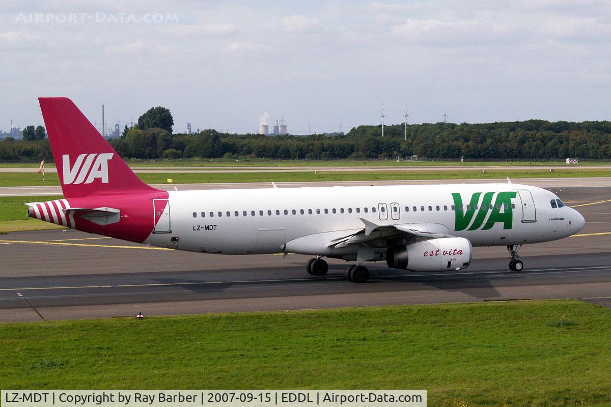 LZ-MDT, 2004 Airbus A320-232 C/N 2108, Airbus A320-214 [2108] (Air VIA Bulgarian Airways) Dusseldorf~D 15/09/2007