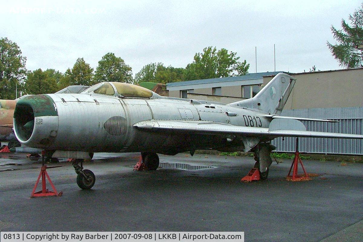 0813, 1958 Mikoyan-Gurevich MiG-19P C/N 650813, Mikoyan-Gurevich MiG-19P Farmer [650813] (Czech Air Force) Prague-Kbely~OK 08/09/2007