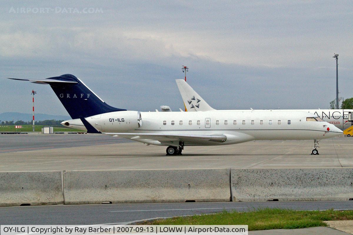 OY-ILG, 2004 Bombardier BD-700 1A10 Global Express C/N 9163, Bombardier BD-700-1A10 Global Express XRS [9163] (Graff Aviation) Vienna-Schwechat~OE 13/09/2007