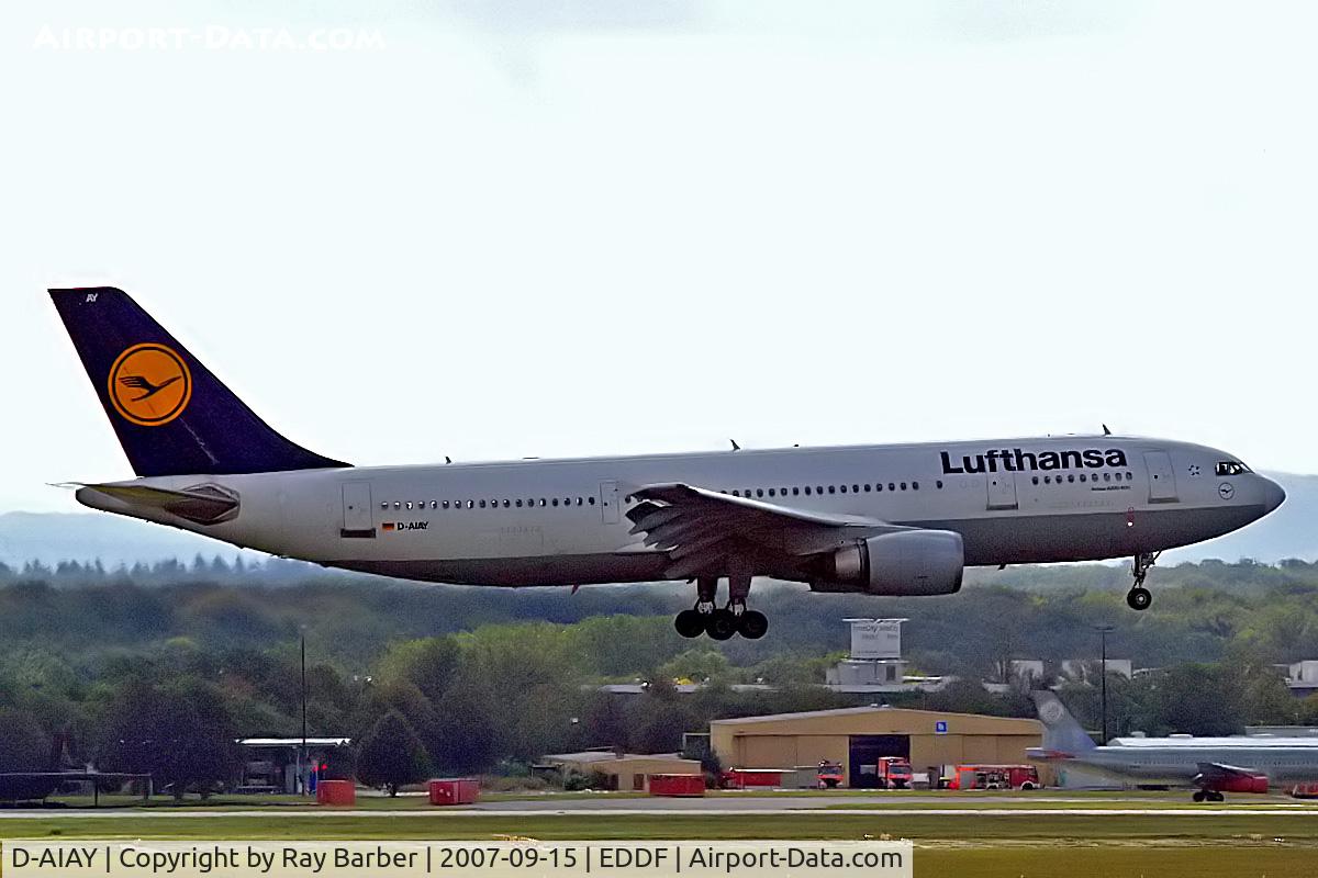 D-AIAY, 1990 Airbus A300B4-605R C/N 608, Airbus A300B4-605R [608] (Lufthansa) Frankfurt~D 15/09/2007