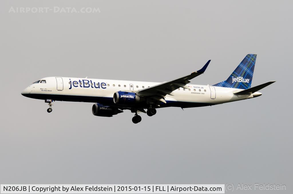 N206JB, 2006 Embraer 190AR (ERJ-190-100IGW) C/N 19000025, Ft. Lauderdale