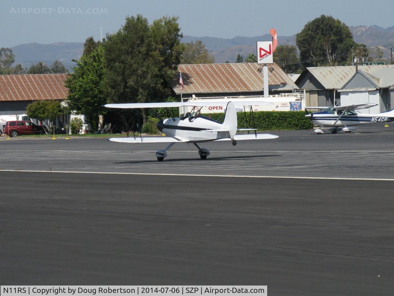 N11RS, 1973 Marquart MA-5 Charger C/N 26, 1973 Marquart MA-5 CHARGER, Lycoming O-320, takeoff roll Rwy 22