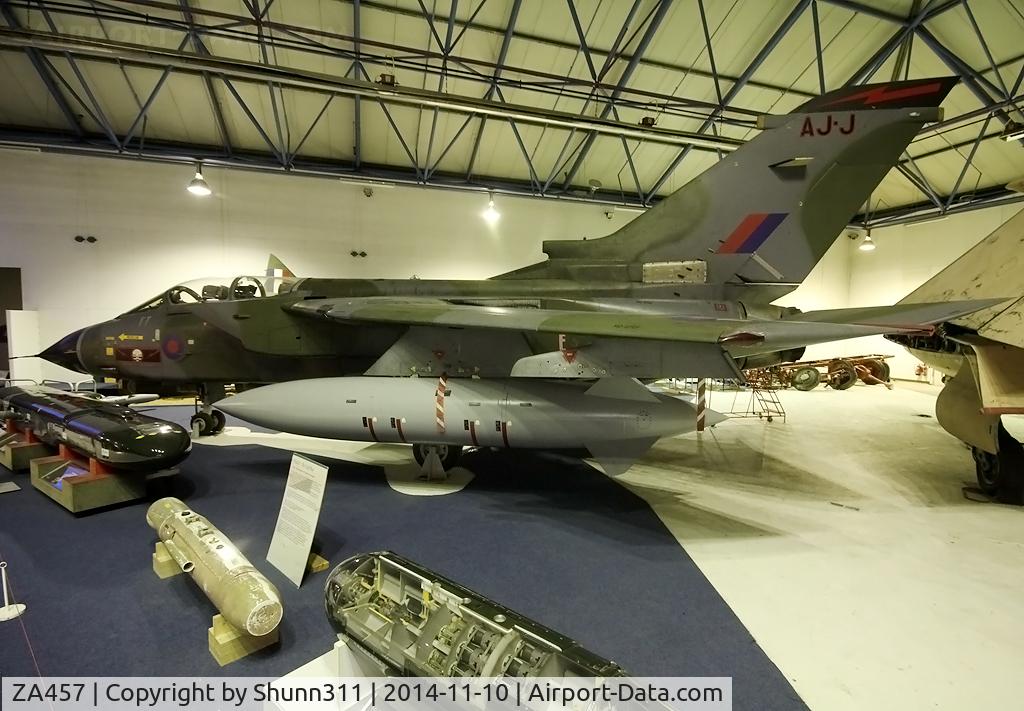 ZA457, 1983 Panavia Tornado GR.1 C/N 259/BS087/3123, Preserved inside London - RAF Hendon Museum