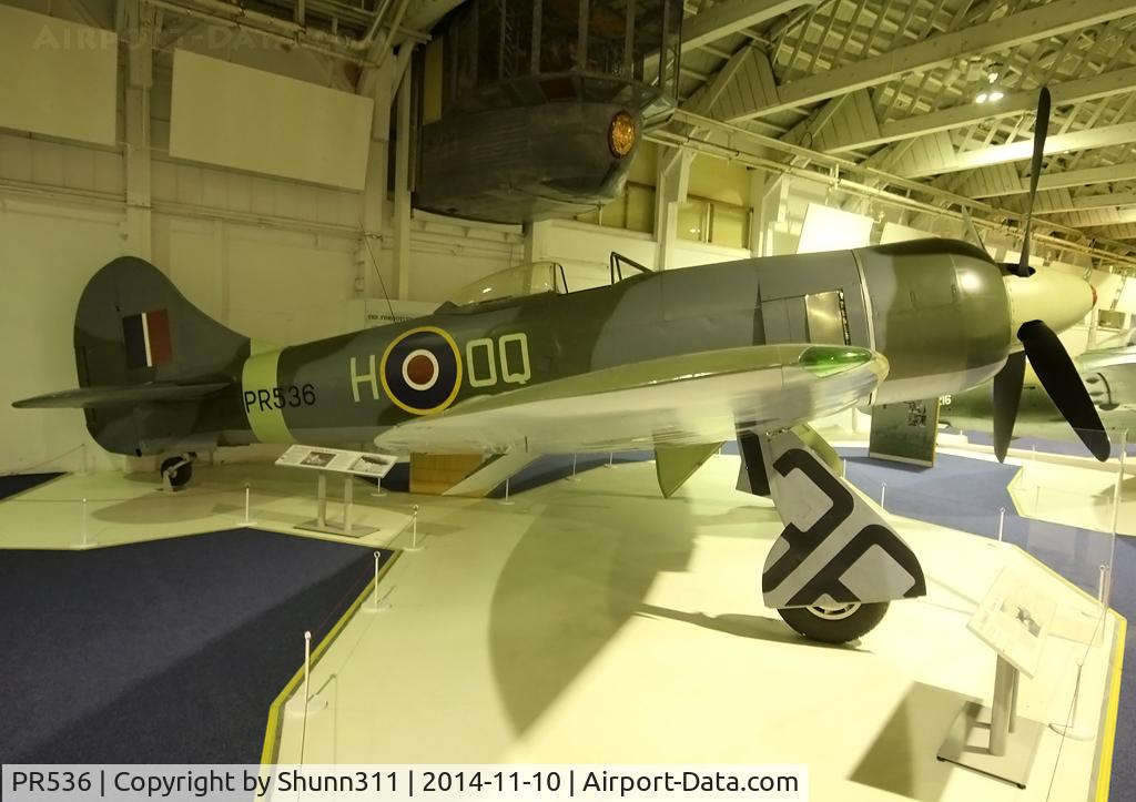 PR536, Hawker Tempest II C/N Not found HA457, Preserved inside London - RAF Hendon Museum