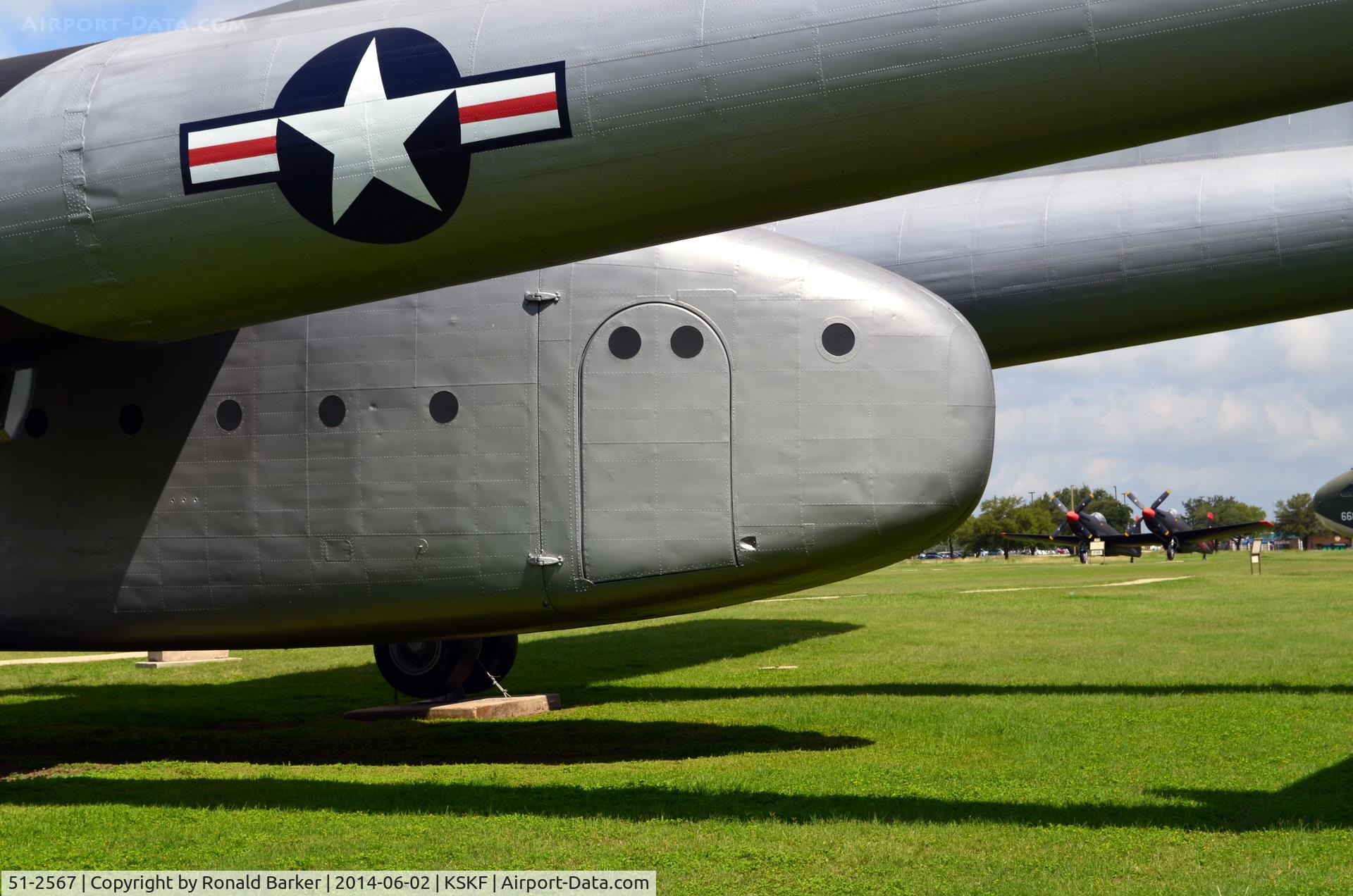 51-2567, 1951 Fairchild C-119C Flying Boxcar C/N 10525, LMTC Parade Field