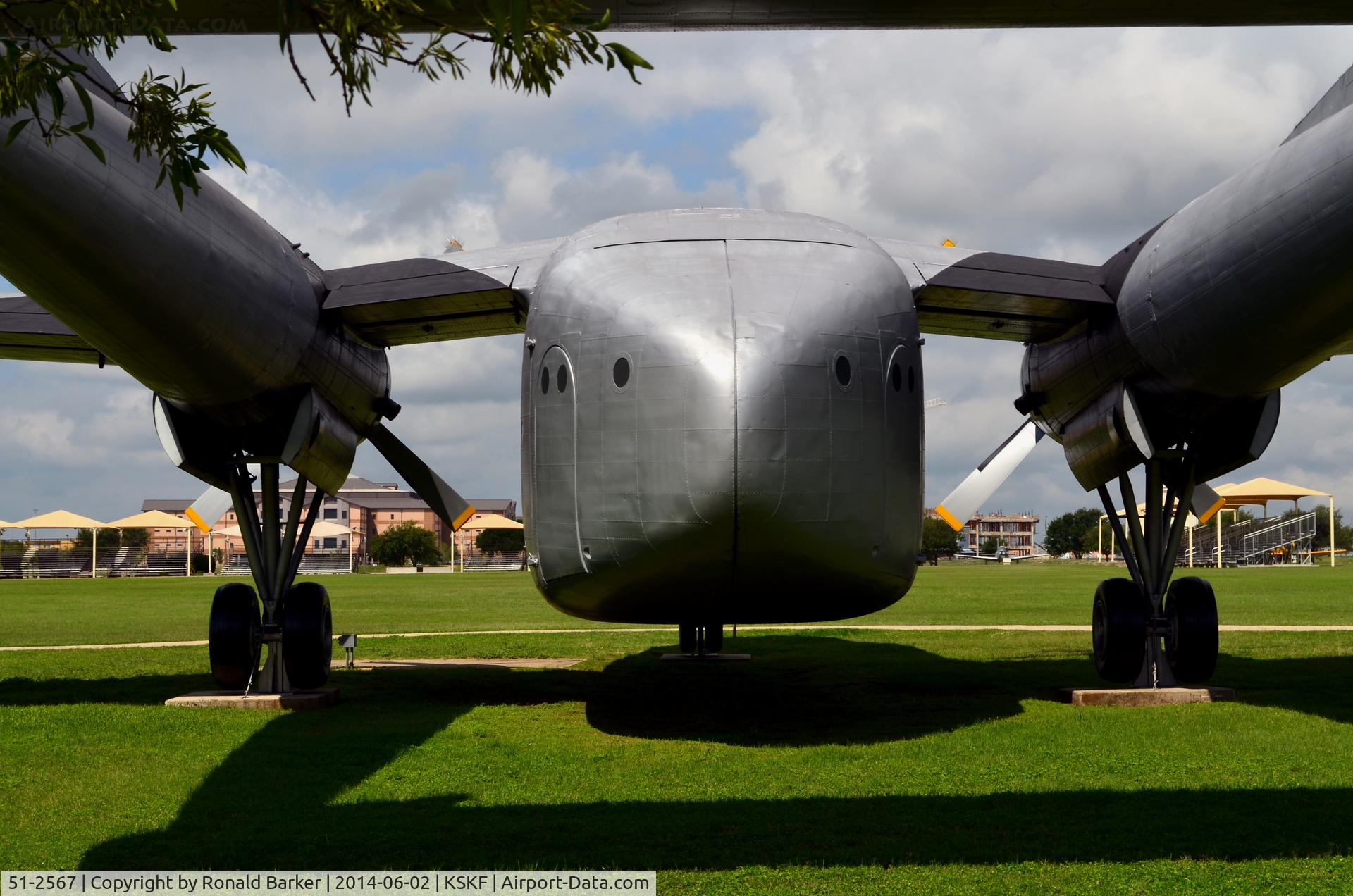 51-2567, 1951 Fairchild C-119C Flying Boxcar C/N 10525, LMTC Parade Field